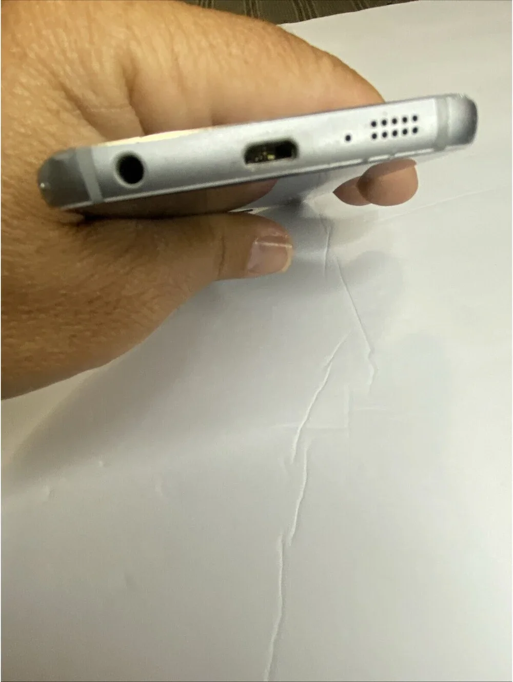 Samsung Galaxy S6 Edge 64 GB Black Sapphire - Unknown Carrier, Damaged, Untested